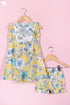Cotton Frock & Shorts Set In Floral Print