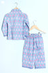 Cotton Boys Sleepwear Set In Block Print