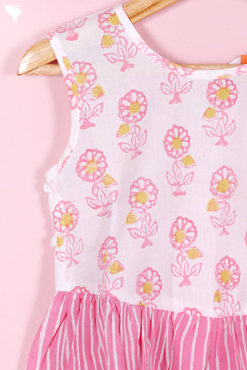 Cotton Co-Ord Set In Floral Print