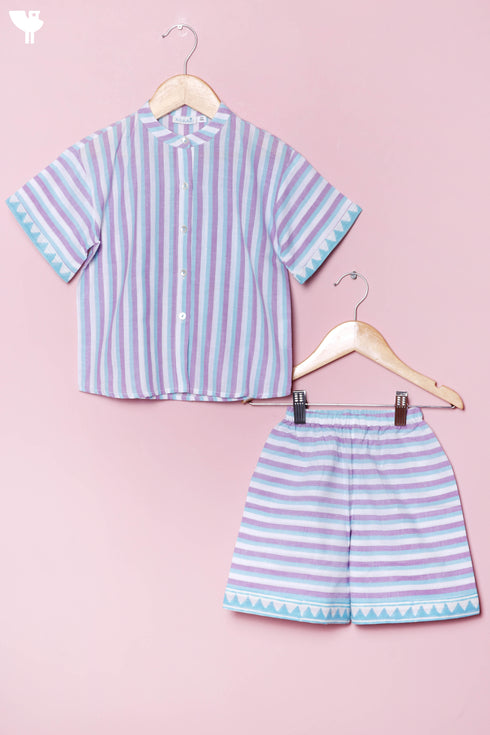 Khaadi Cotton Striped Co-Ord Set
