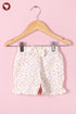 Mul Mul Cotton White Girls Top & Short Set in Floral Block Print