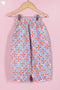 Cambric Cotton Girls Pant In Block Print