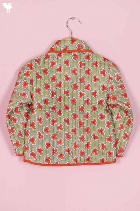 Mulmul Cotton Green Jacket