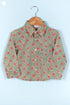 Cambric Cotton Sage Green Boys Shirt