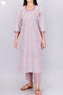 Cambric Cotton Kurta And Pant Set In Floral Print