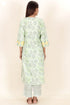 Bizzy Lizzy Kurta And Pant Set With Kota Dupatta In Block Print