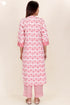 Bizzy Lizzy Kurta And Pant Set With Kota Dupatta In Block Print