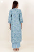 Bizzy Lizzy Kurta And Pant Set With Kota Dupatta In Block Print