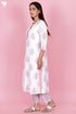 Bizzy Lizzy Kurta And Pant Set With Kota Dupatta In Block Print