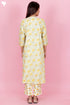 Bizzy Lizzy Kurta And Pant Set With Kota Dupatta In Block Print