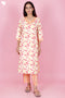 Bizzy Lizzy Kurta And Pant Set With Kota Dupatta In Block Print