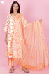 Bizzy Lizzy Kurta And Pant Set With Kota Dupatta In Block Print