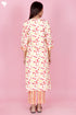 Bizzy Lizzy Kurta And Pant Set With Kota Dupatta In Block Print