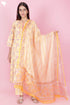 Bizzy Lizzy Kurta And Pant Set With Kota Dupatta In Block Print