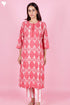 Bizzy Lizzy Kurta And Pant Set With Kota Dupatta In Block Print