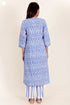 Cambric Cotton Kurta And Pant Set With Kota Dupatta In Block Print