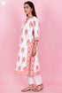 Cotton Kurta And Pant Set With Kota Dupatta In Block Print