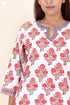 Cotton Kurta And Pant Set In Block Print
