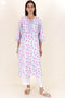Cotton Kurta And Pant Set In Block Print