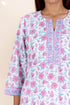 Cotton Kurta And Pant Set In Block Print
