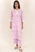 Cotton Kurta And Pant Set In Floral Print
