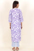 Khaadi Kurta Pant Set With Dupatta In Block Print