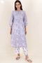 Cotton Kurta And Pant Set In Block Print