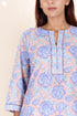 Cotton Kurta And Pant Set In Block Print