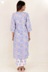 Cotton Kurta And Pant Set In Block Print