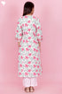 Cotton Kurta Pant Set With Dupatta In Block Print