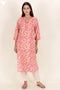 Bizzy Lizzy Kurta Pant Set With Dupatta In Block Print
