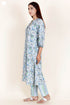 Bizzy Lizzy Kurta Pant Set With Dupatta In Block Print