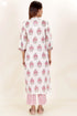 Cotton Kurta And Pant Set In Block Print
