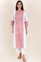 Cotton Kurta And Pant Set With Dupatta In Block Print