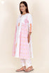Cotton Kurta And Pant Set With Dupatta In Block Print