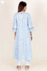 Cotton Kurta And Pant Set With Dupatta In Block Print