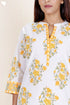 Cotton Kurta And Pant Set With Dupatta In Block Print