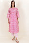 Cotton Kurta And Pant Set With Dupatta In Block Print