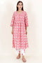 Cotton Kurta And Pant Set With Dupatta In Block Print