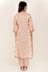 Chanderi Silk Kurta Pant And Dupatta Set In Floral Block Print