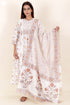 Chanderi Silk Kurta Pant And Dupatta Set In Block Print