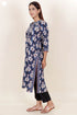 Cambric Cotton Kurta And Pant Set In Floral Print