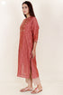 Chanderi Silk Kurta Pant And Dupatta Set In Block Print