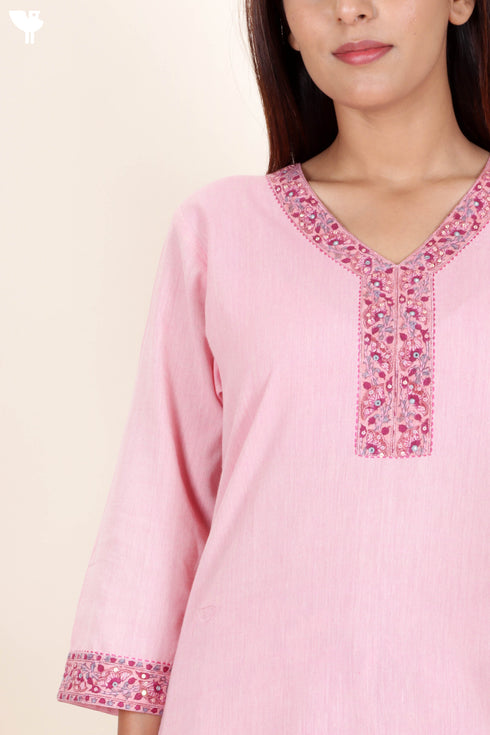 Khaadi Kurta And Pant Set With Block Print