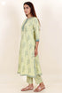 Khaadi Cotton Kurta And Pant Set With Kota Dupatta Block Print