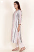 Chanderi Silk Kurta And Pant Set With Block Print