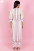Chanderi Silk Kurta And Pant Set With Block Print
