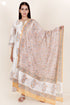 Chanderi Silk Kurta Pant And Dupatta Set In Block Print