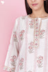 Chanderi Silk Kurta Pant And Dupatta Set In Block Print