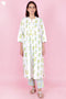 Cambric Cotton Kurta Pant Set In Block Print